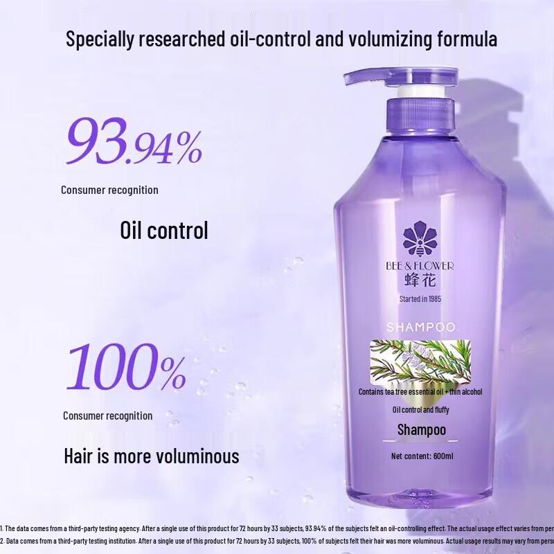 Bee Flower Ginger & Oil Control Shampoo Duo Pack