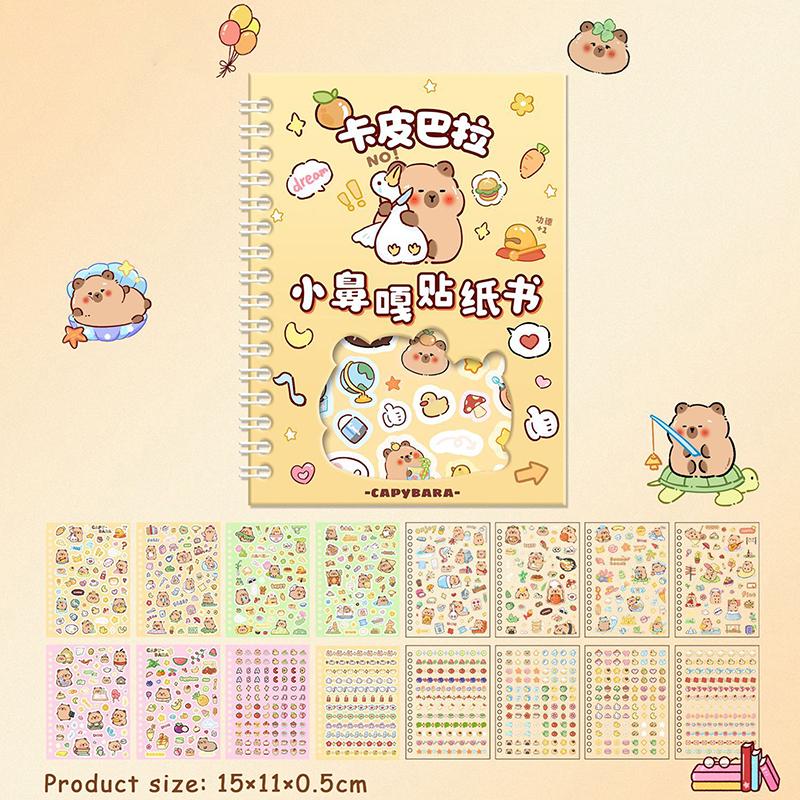 

16 листов/книга Милые декоративные наклейки K-pop Материал для DIY Кавайные наклейки Декор для скрапбукинга Канцелярские товары
