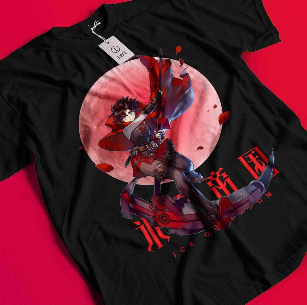 

RWBY Shirt Ruby Rose Tshirt Blake Belladona T-Shirt Yang Xiao Tee Weiss Schnee BB716 M