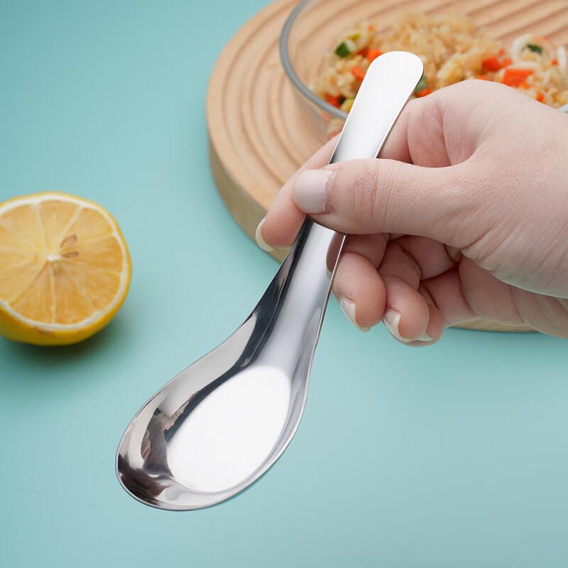 Thickened Stainless Steel Soup Spoon