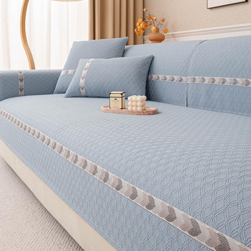Universal Jacquard Corner Sofa Cover Wear-Resistant Full Coverage Easy Install Sofa Slipcovers Couch Cap Furniture Case