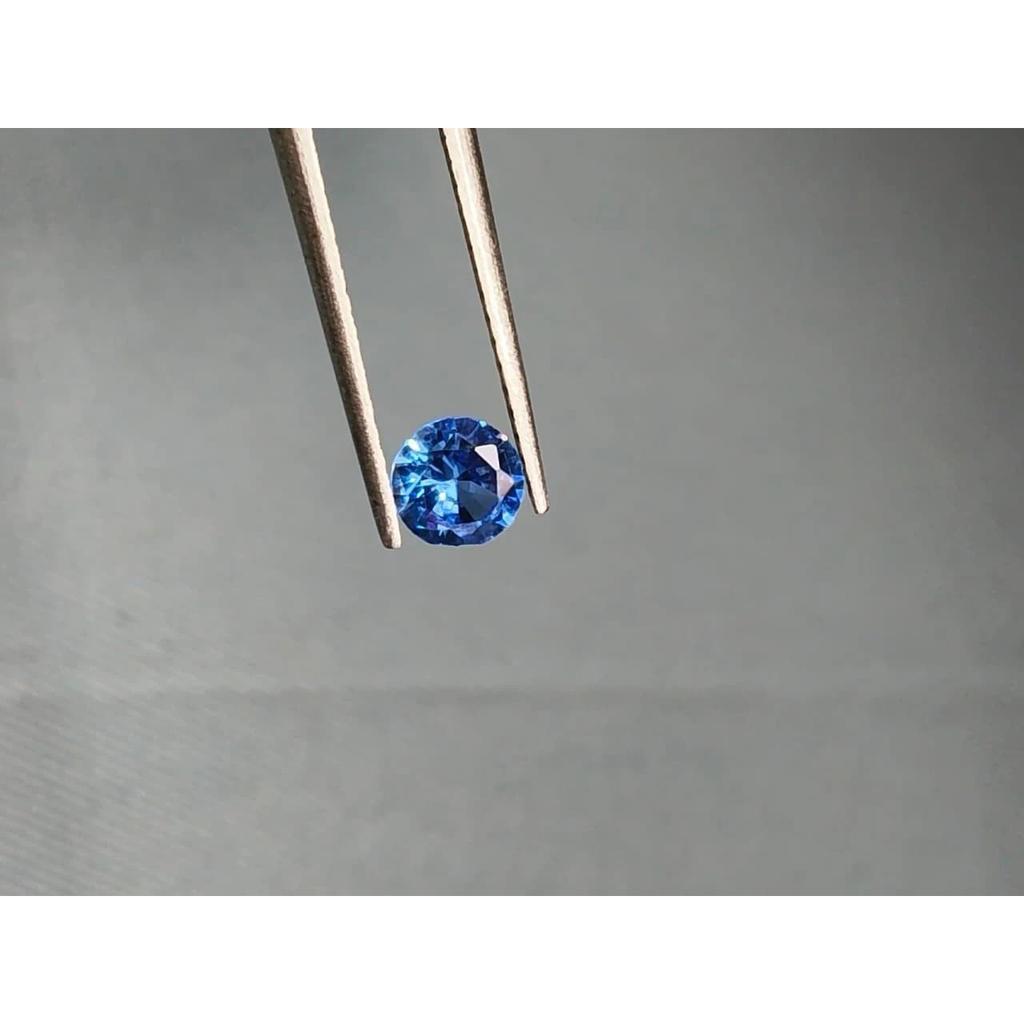 5mm Round Natural Blue Sapphire Loose Gemstone Lot Beautiful Sparkly Stones