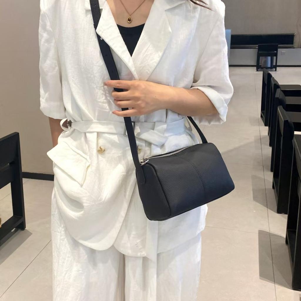 First Layer Cowhide Women's Bag, Simple Women's Shoulder Bag, Premium Texture Messenger Bag, Commuter Casual Leather Bag