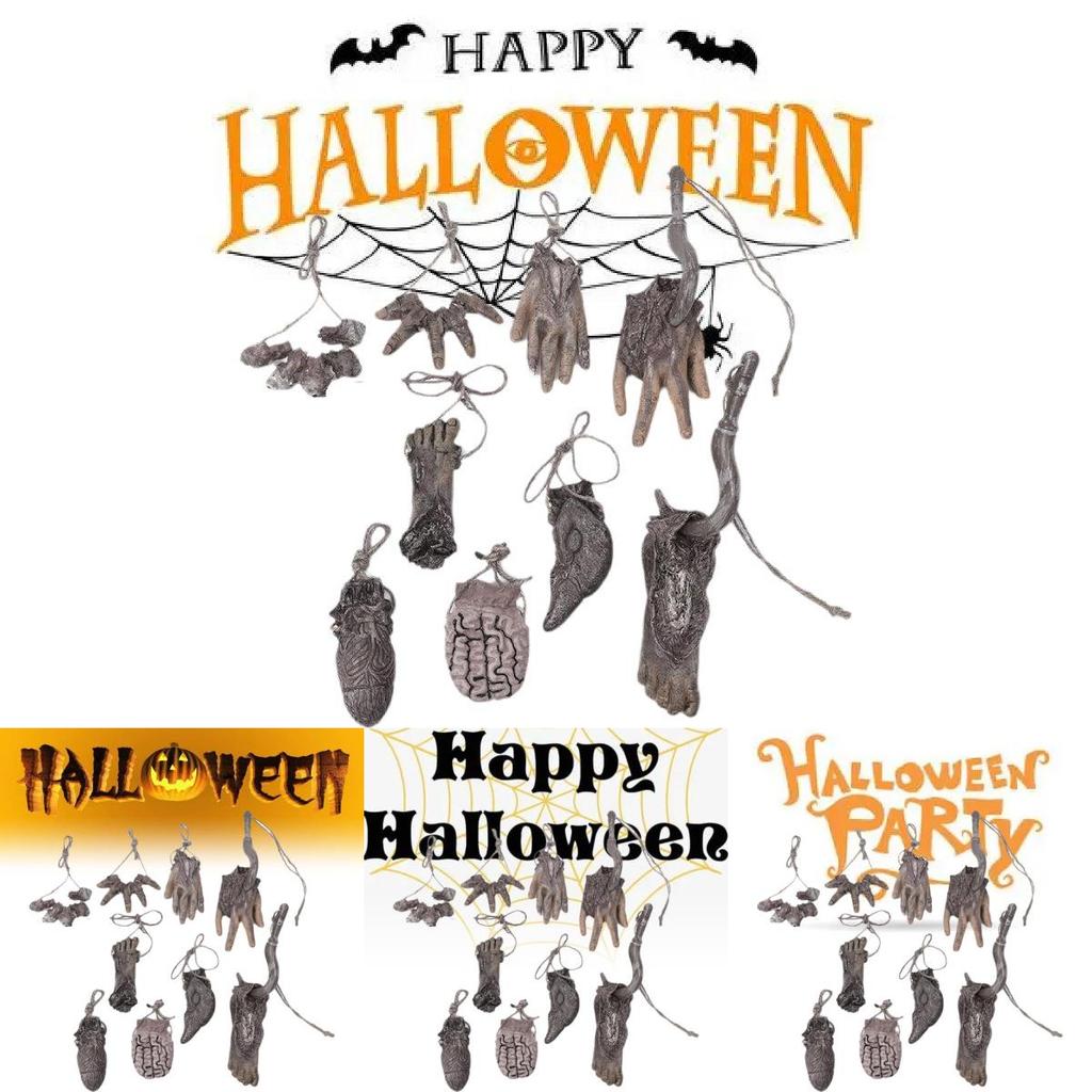 Gruesome And Eye-catching Halloween Decoration Props Featuring Severed Fingers And Limbs