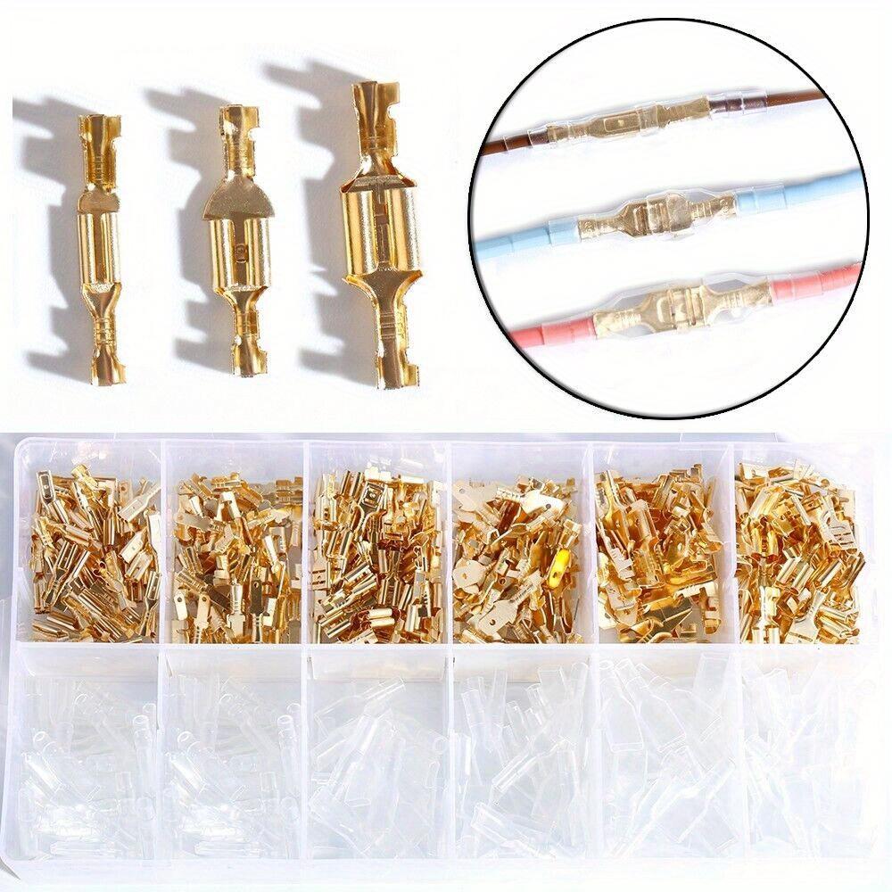 

450 шт. Різного ізольованого електричного дроту 450pcs золотий/білий