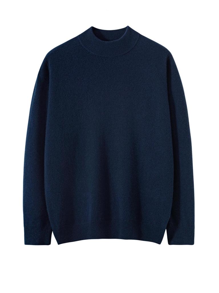 Men's Versatile High Neck Pure Cashmere Sweater - New Autumn Winter Arrival