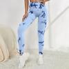 High Waist Tie Dye Yoga Leggings for Women Butt Lifting Workout Seamless Compression Athletic Pants for Gym Fitness Running