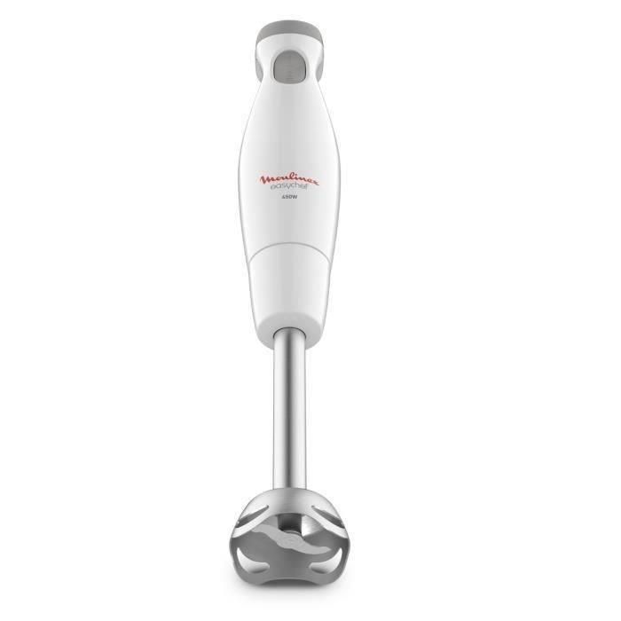 MOULINEX - Mixeur plongeant - 450W - EasyChef - blanc/gris - DD451110