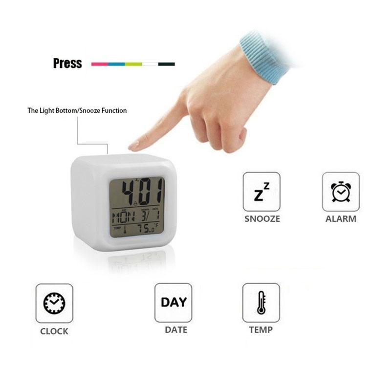 Buy Colorful Alarm Clock Square Lazy Alarm Clock Cute Creative Home