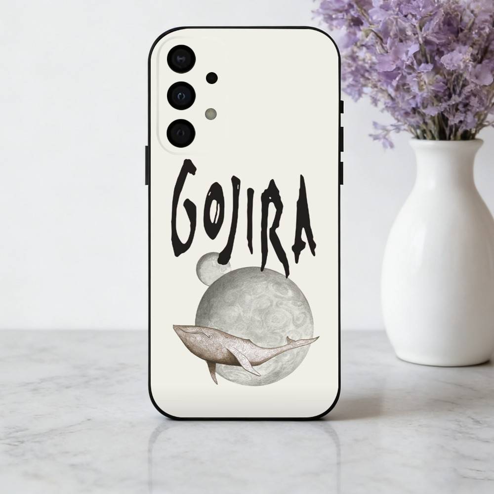G-Gojira-A F-Fortitude-E Band Handyhülle Für Samsung Galaxy A73,A72,A71,A70,A53,A52,A51,Weiche Silikon Schwarz Hülle