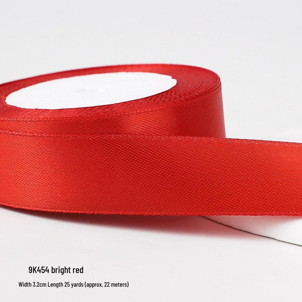 Festive Red Satin Ribbon for New Year, Weddings, Candy Ties, Balloons & Lanterns