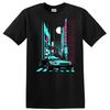 Godzilla Car T Shirt Graphic Tee Street Art Racing Auto Tokyo Neon Style