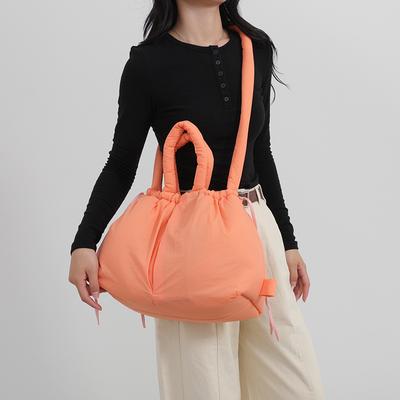 Sac fourre-tout matelassé en nylon décontracté Sacs à bandoulière croisée pour femmes de marque Sacs à main vintage simples grande capacité