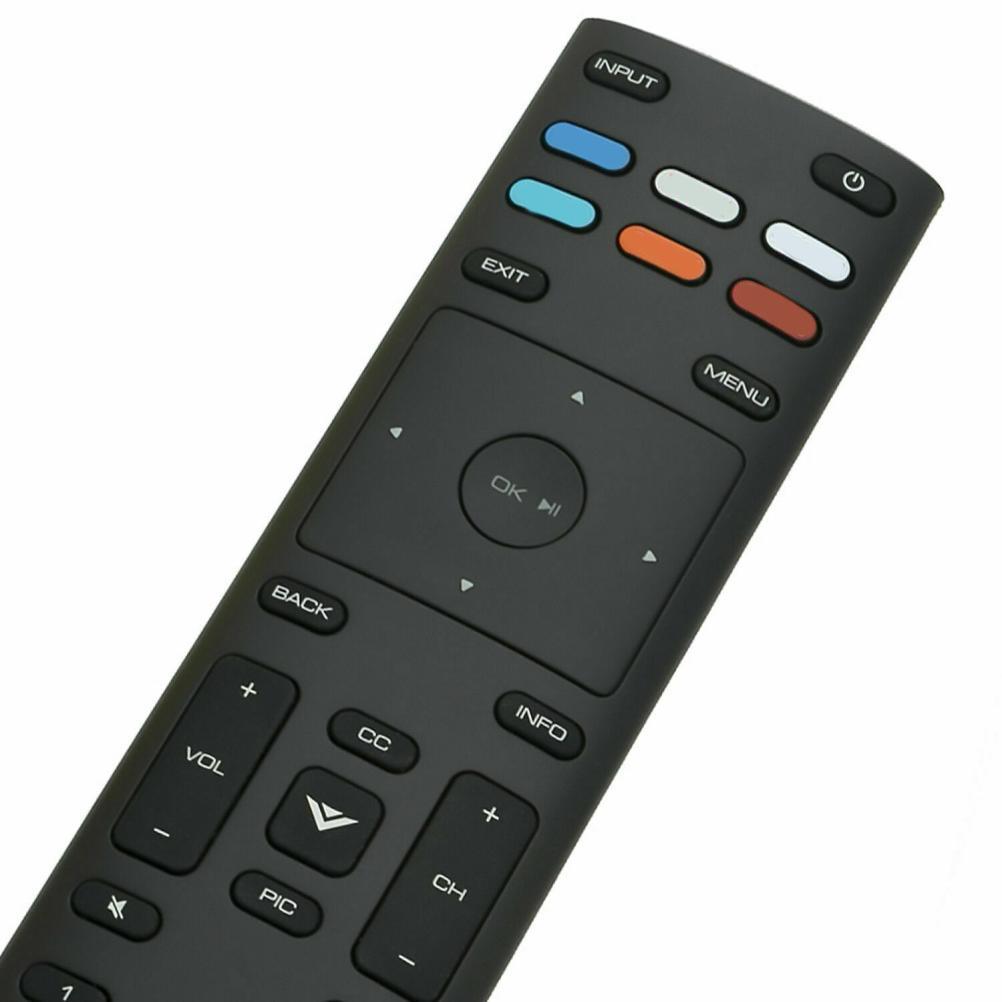 Black Remote Control for VIZIO TV Model XRT136 Replacement
