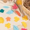 Kid Leaves Shape Cognition Learn Toy Montessori Simulation Leaf Shape Sorting Open Ended Sensory Education Teaching Material Toy
