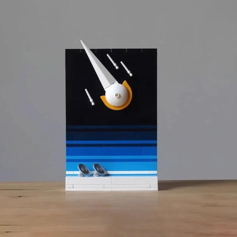 -171058 Set Tftsa Saturn V Postcard Compatible Building Block Toy Diy Assembly Gift