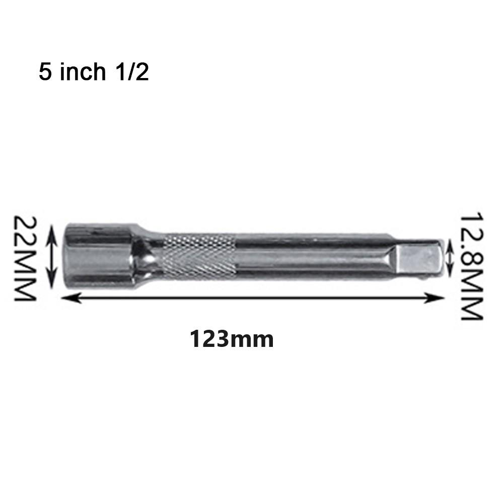 Rustproof 12 Inch Extension Bar Socket Ratchet Sleeve Connecting Rod (1/2)