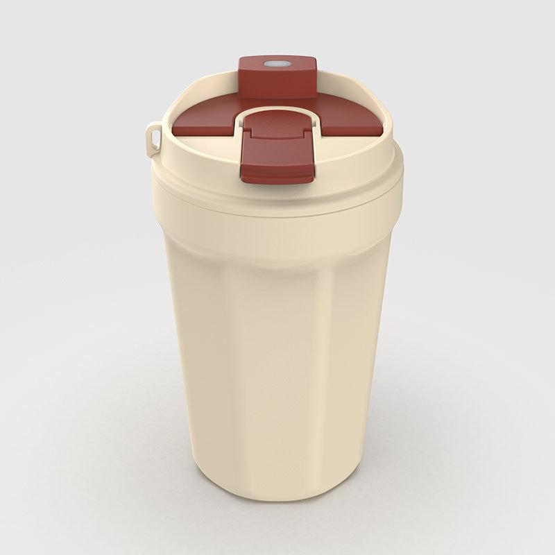 Izolovaný hrnek na kávu z nerezové oceli 316, přenosný hrnek do auta