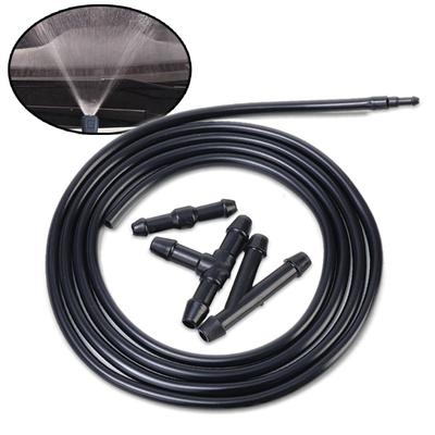 Set di tubi flessibili per tergicristallo per auto, tubo flessibile per lavavetri da 2 m, tubo divisore per tubo TY I-Piece, connettore universale per tubo in gomma per auto
