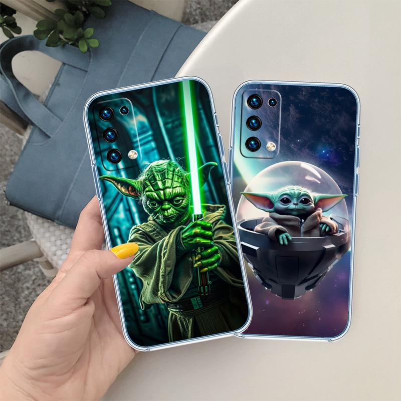 Star Wars Yoda Transparent Phone Case for Motorola Moto G7 G8 G9 G84 G85 G73 G24 G15 Z2 Play Power Plus