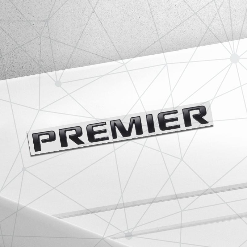 

3D Auto Metal Premier Badge Car Rear Trunk Emblem Sticker LOGO Decor For Chevrolet Cruze Aveo Malibu Orlando Sonic Body Styling