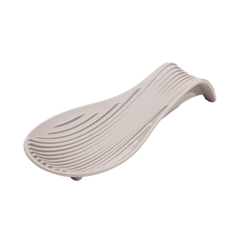 Silicone Spoon Holder Kitchen Spoon Rest Utensil Heat Resistant Storage Shelves Kitchen Cooking Tools Kitchen Accessories