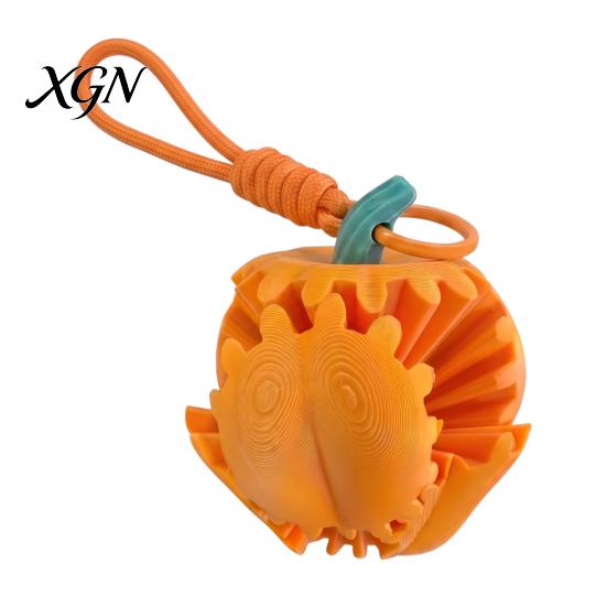 Creative Desktop Decoration 3D Printed Gear Ball Pumpkin Fidget Toy, Flexible Spinner Ornaments, Stress Relief Sensory Toys Toy for Home Office
