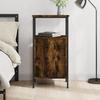 VidaXL Bedside Table Smoked Oak 41x31x80 Cm Engineered Wood 825927