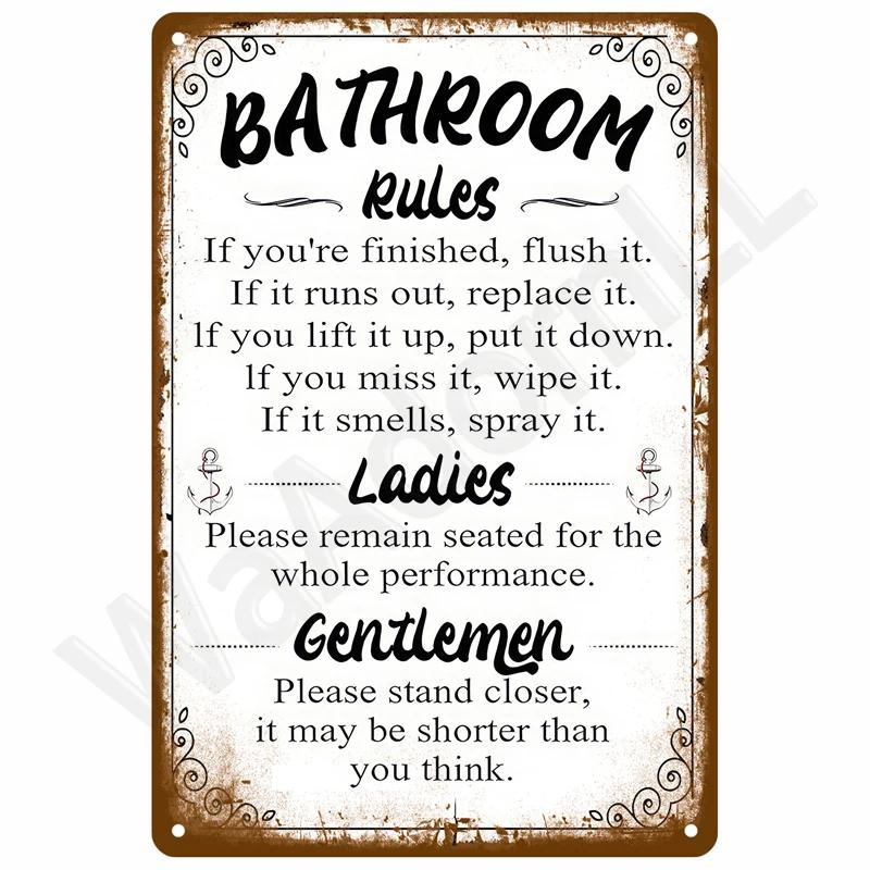 Vintage Metal Plate Tin Sign Retro Wall Art Home Decor Poster Garage Mural Aesthetic Room Bar Decoration