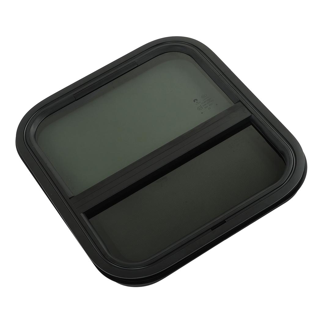 RV Windows 394x445mm Rounded UV Resistant Waterproof with Removable Insect Repellent Net for Camper