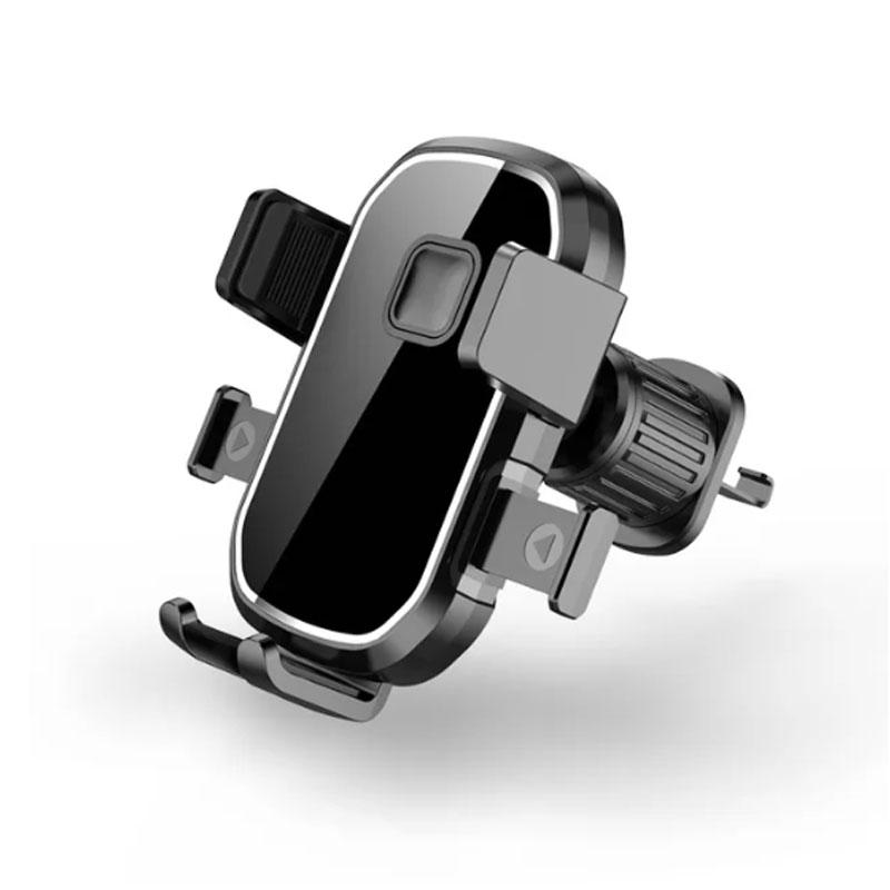 Car navigation holder retractable buckle gravity support center console car windshield multi-functional mobile phone holder чёрный