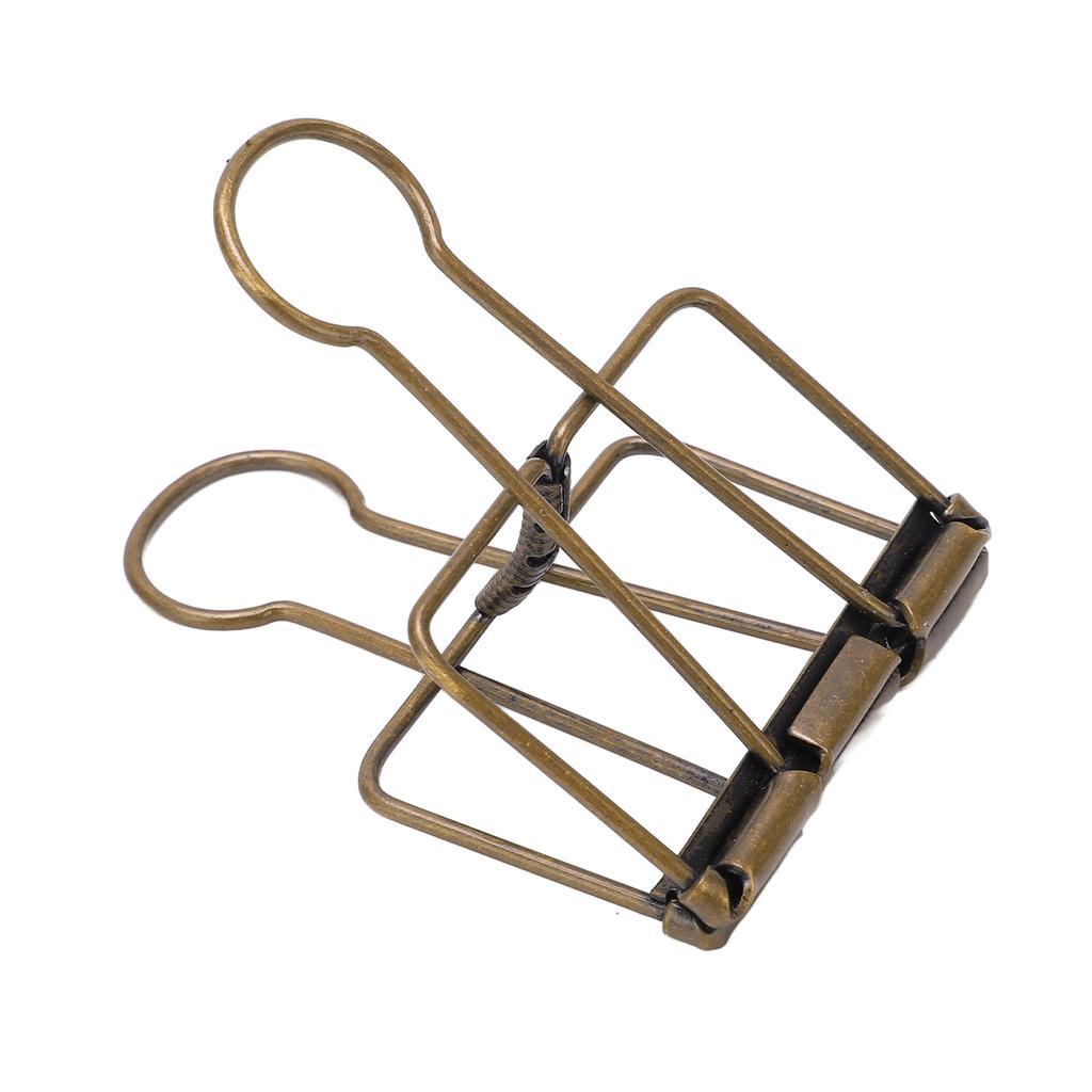 30Pcs Wire Clips 2 Inch Hollow Out Strong Clamping Multi Purpose Small Clips for Notes Tickets Papers
