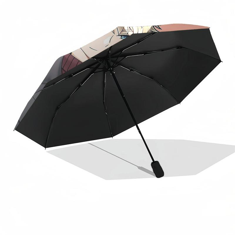 1pc Anime Characters Automatic Opening Folding Umbrella - 8 Bone Iron Frame, Suitable for Fans, Travel, Daily Use, Gift for Holidays.U088