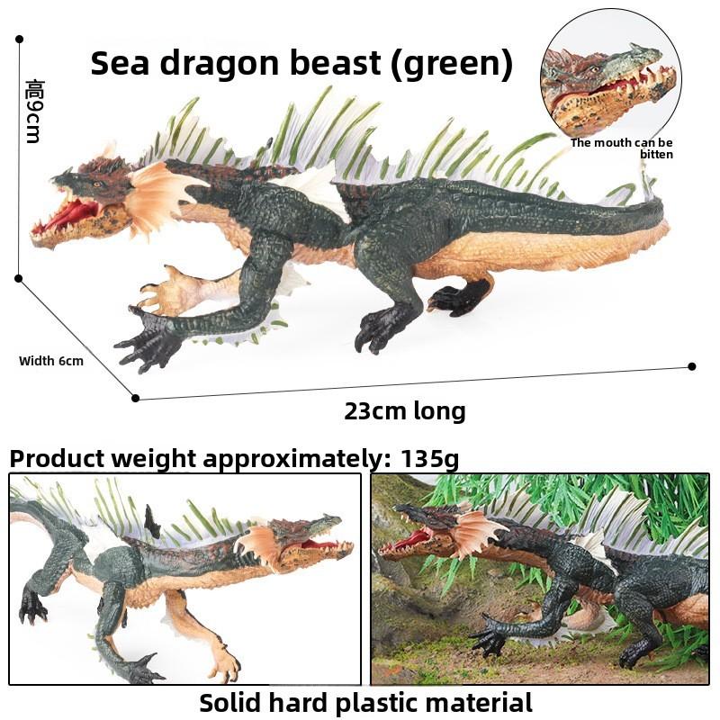 Three Headed Dog Fire Phoenix Stone Monster Dragon Warcraft Model For Kids And Collectors