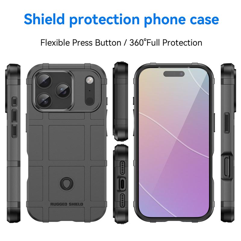 Shockproof Phone Case For iPhone 17 Pro Anti-knock Soft TPU Slim Back Case For iPhone 17 Pro Max Cover For iPhone 17 Pro Case
