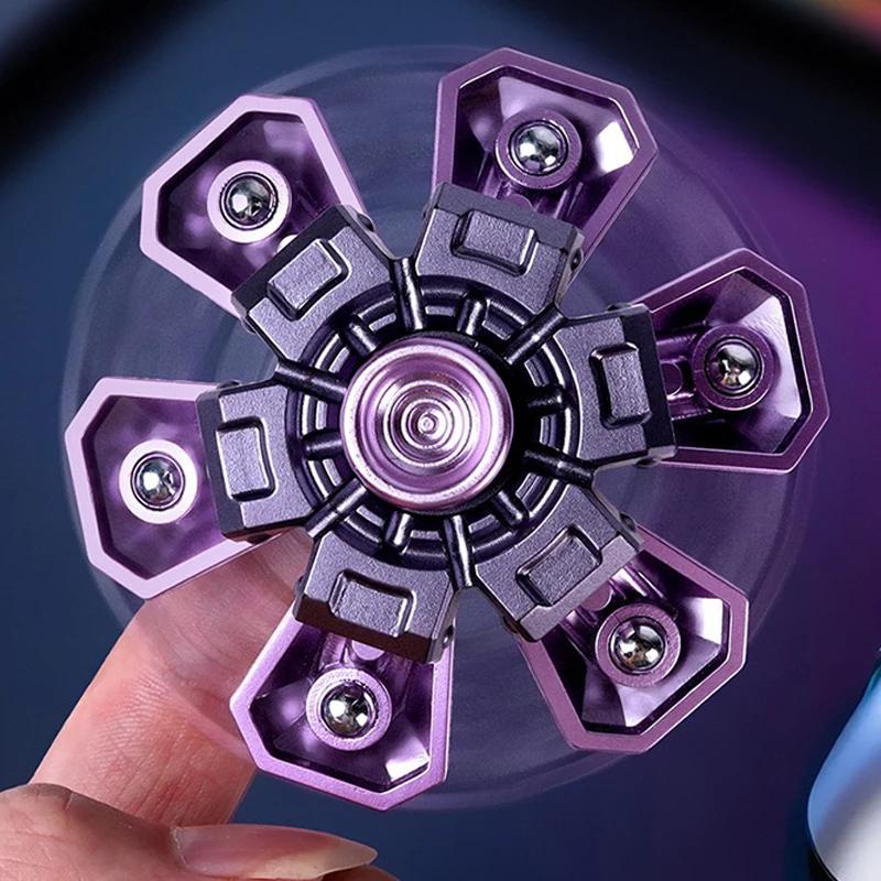 Creative EDC Hand Spinner Stress Relief Toy DIY Rotating Fingertip Gyroscope Spinner Fidget Toys for Kids Adult Birthday Gifts
