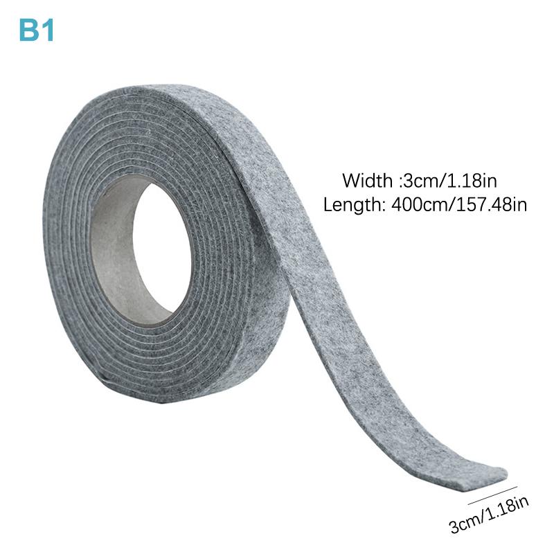 Window Anti-Condensation Absorbent Strip Self-Adhesive Reusable Felt Strip Door Windows Sealing Strip Moisture-Resistant
