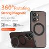 For Xiaomi Redmi Turbo 5 Turbo5 Max Case Shockproof Magnetic Frosted Matte PC+TPU Anti-fingerprint Translucent Ring Stand Cover