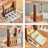 Toast Bread Slicer Stand Foldable Plastic Cutting Tool Sandwich Cutter Mold Loaf Cutter Rack Baking Tool Kitchen Gadgets