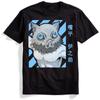 Japanese Anime Demon Slayer Graphic Men T Shirts Kawaii Cartoon Top Tees Streetwear Kimetsu No