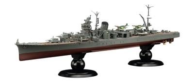 Imperial Japanese Navy Series 49 Japanese Navy Light Cruiser Noshiro Full Hull Model Etched Plastic Model 1/700 No. EX-1 (with Parts)