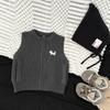 Trendy Cool Baby Foreign Style Outer Wear Vest Foreign Style Fashionable Infant Knitted Vest Cardigan Split Three-Piece Set
