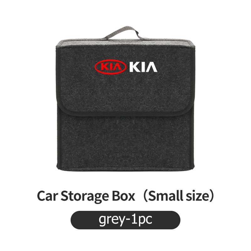 BBEI1 For KIA Car Trunk Storage Box Foldable Stowing Tidying Container Bag Accessories Sorento Stinger Soul Spectra Niro Cadenza