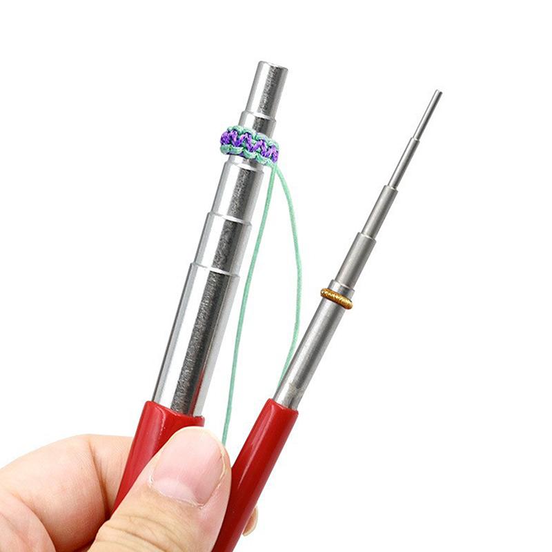 Enrolador de Fio Bobina de Cinco Seções Enrolador de Fio DIY Ferramenta para Joias de Cobre Tricô de Corda Haste Fixa Fio de Cobre Fixador de Metal