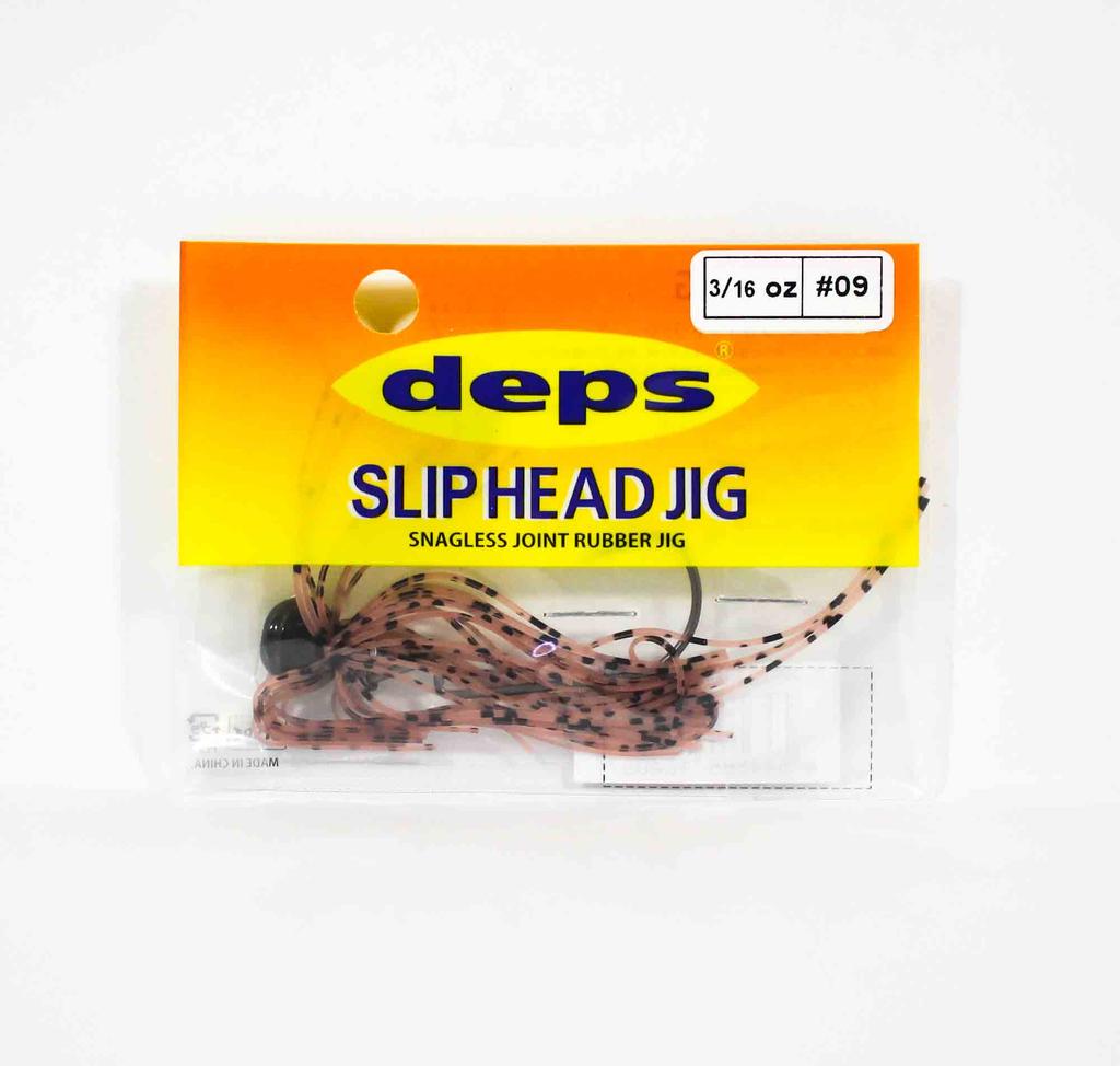 Deps Slip Head Jig Rubber 3/16 oz 09 (4097)