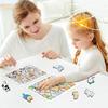 50pcs Wooden Cat Puzzles Animal Wooden Puzzle Stacking Toys Educational Puzzle For Kid Boys Girls Gifts Decoration Painting