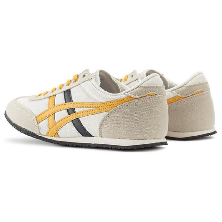 Onitsuka Tiger Machu Racer Casual Comfortable Low-Top Lifestyle Sneakers Unisex sneakers White Yellow 1183A858-104