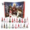 Christmas Advent Calendar 2026 Gnome Calendar, 24 Day Countdown Box Set with Faceless Winter Festive Surprising Plush Dolls, Xmas Ornaments