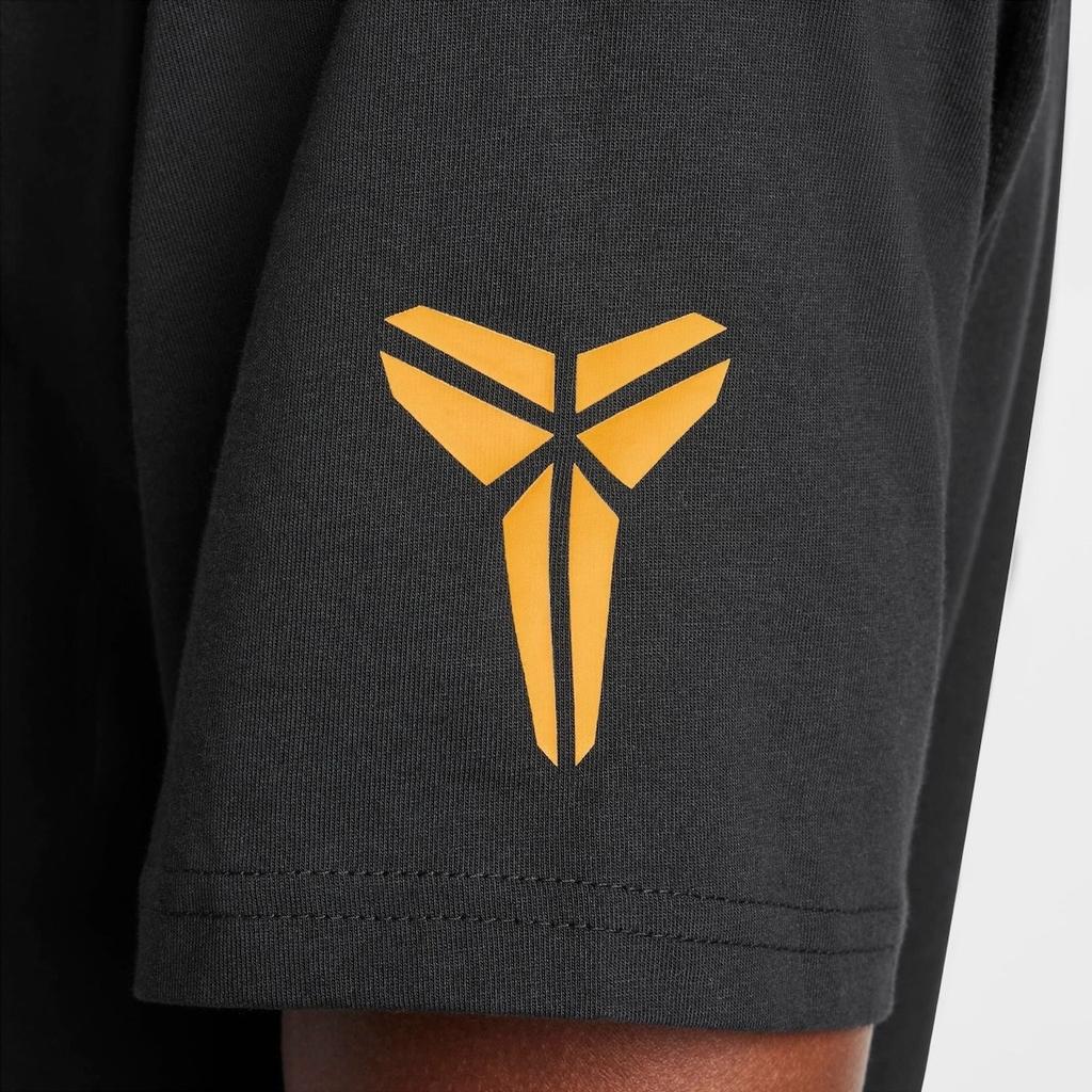 Nike X Kobe Bryant Collaboration FW24 Skin-Friendly Comfortable Fashion Short Sleeve T-Shirt Men Tops Black HV6695010