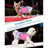 CuteBone Dog Dress for Small Dogs Girl, Unicorn Summer Dresses with Bow & Ruffle Sleeve, UPF50+ Sun Protection, Cute Pet Clothes for Puppy for